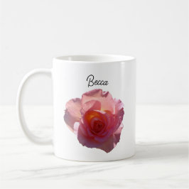 Radiant Pink Tee Rose personalisierte Mug Kaffeetasse