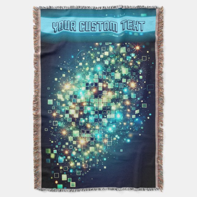 Radiant Pixel Bokeh Decke (Vorderseite Vertikal)