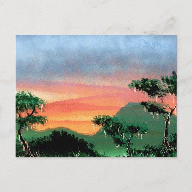 Radiant Rainforest Postkarte (Vorderseite)