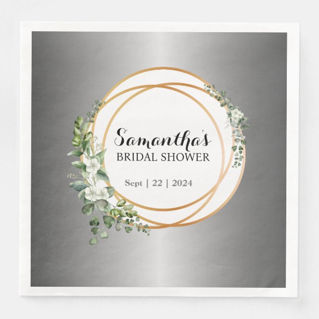 Radiant Remembrane: Unvergessliche Liebe Serviette (Vorderseite)