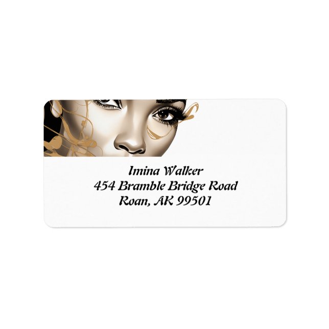 Radiant Royalty: Diva-ish Delights Label Adressaufkleber (Vorne)