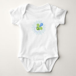 Radiant Schnuller Bodysuit. Baby Strampler