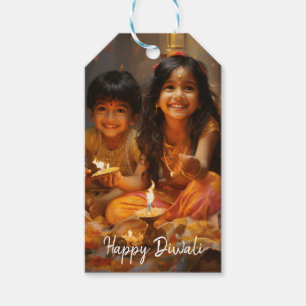 Radiant Segen: Diwali Joy with Hindu Children Geschenkanhänger