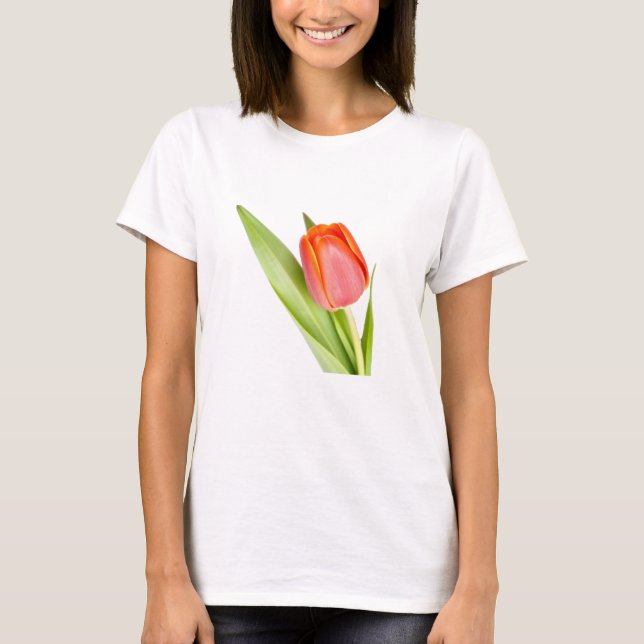 Radiant Spring Tulip Bloom T-Shirt (Vorderseite)