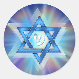 Radiant Star von David Runder Aufkleber