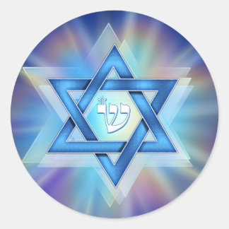 Radiant Star von David Runder Aufkleber