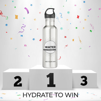 Radiant Sun Water Quote with Good Day Bar Edelstahlflasche