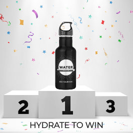 Radiant Sun Water Quote with Good Day Bar Edelstahlflasche