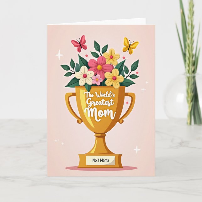 Radiant Trophy Mütter Liebe Karte (Vorderseite)