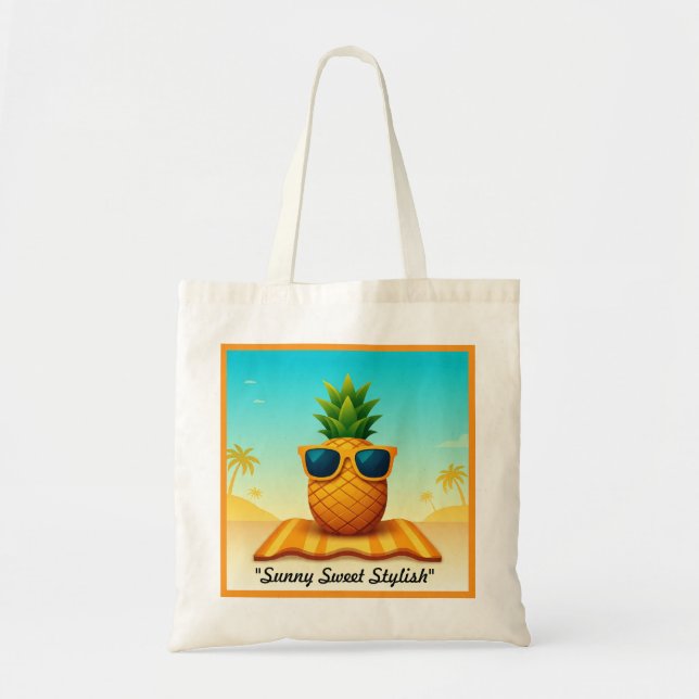 "Radiant Tropical Fun" Tragetasche (Vorne)