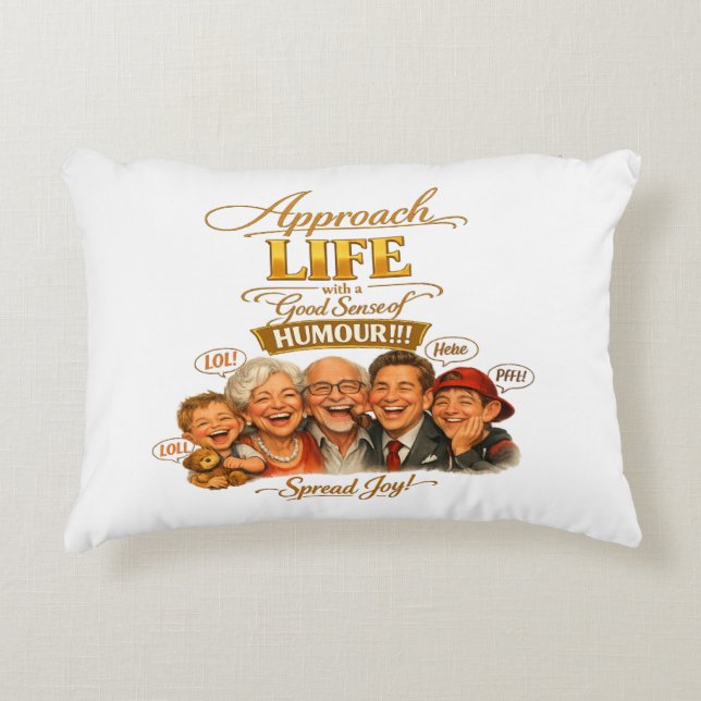 Radiate joy dekokissen (Vorderseite)