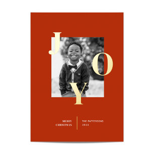 Radiation Joy Holiday Foto Folien Feiertagskarte