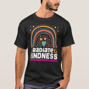 Radiation Kindness Rainbow Autism Awareness Montag T-Shirt