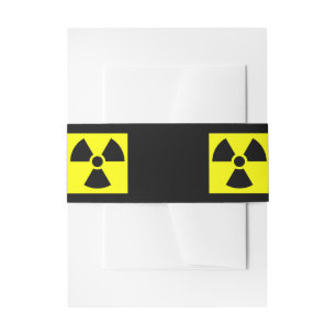 Radiationssyndrom Einladung Bauchfächer Einladungsbanderole
