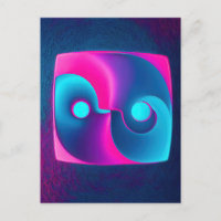 Radiative Spiritualität: Vibrant Yin Yang Pink & B