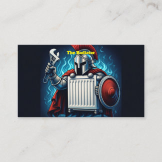 Radiator Specialist Plumber Business Card  Visitenkarte