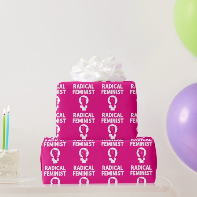 Radical Feminist Geschenkpapier (Partygeschenke)