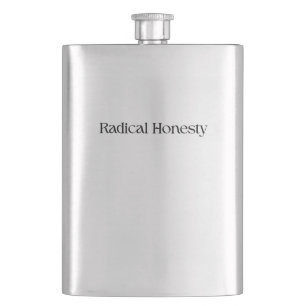Radical Honesty Edelstahlflasche Flachmann