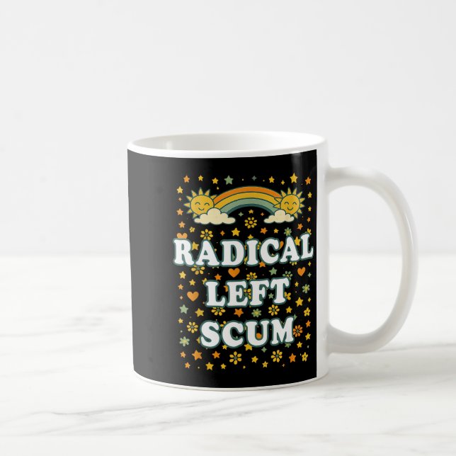 Radical Left S Funny Sarcastic Quote  Kaffeetasse (Rechts)
