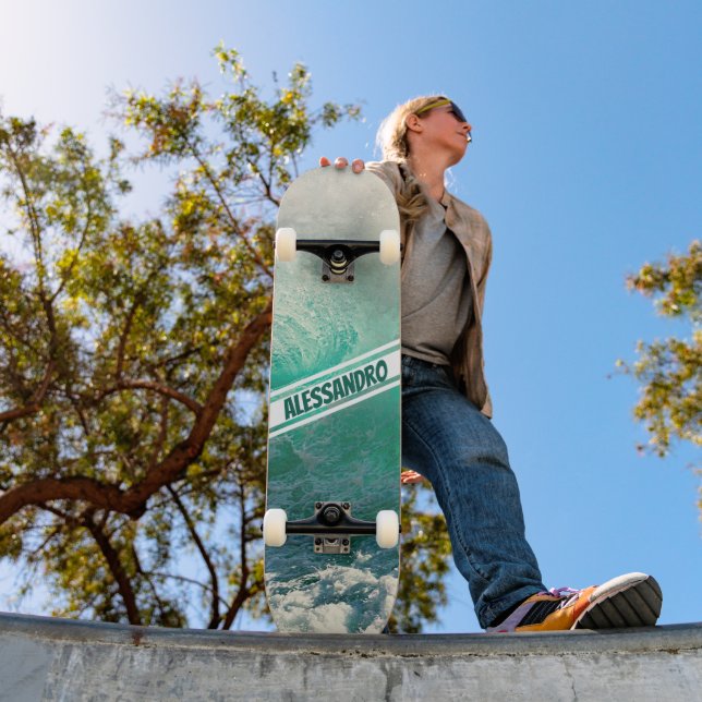 Radical Wave Individuelle Name Skateboard (Außenbereich 1)