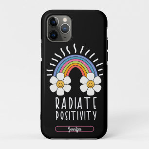 Radierposition Farbiger Regenbogen und Blume Case-Mate iPhone Hülle