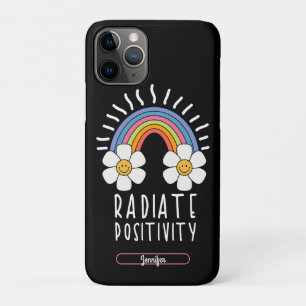 Radierposition Farbiger Regenbogen und Blume Case-Mate iPhone Hülle