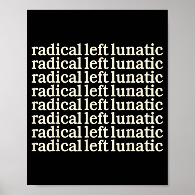 Radikal verlassen poster (Vorne)