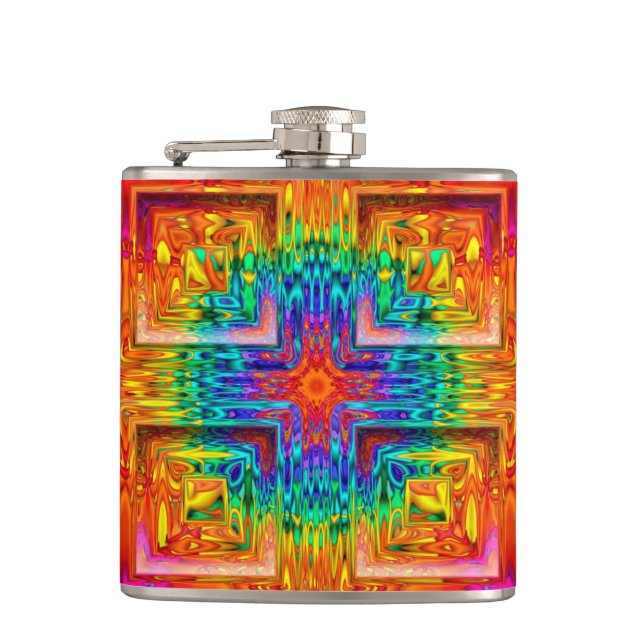Radikale Art 58 Wrapped Flask Flachmann (Vorderseite)