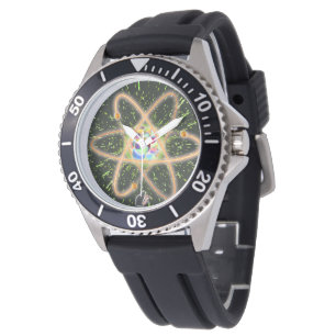 Radikale Atom-Uhr Armbanduhr