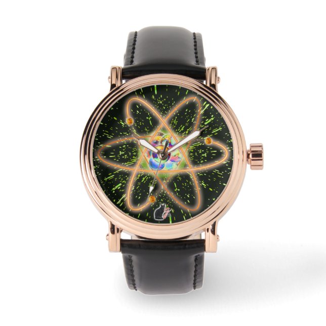 Radikale Atomuhr Armbanduhr (Vorderseite)
