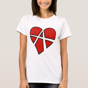 Radikale Beziehungs-leichtsinnige Herz-Anarchie T-Shirt