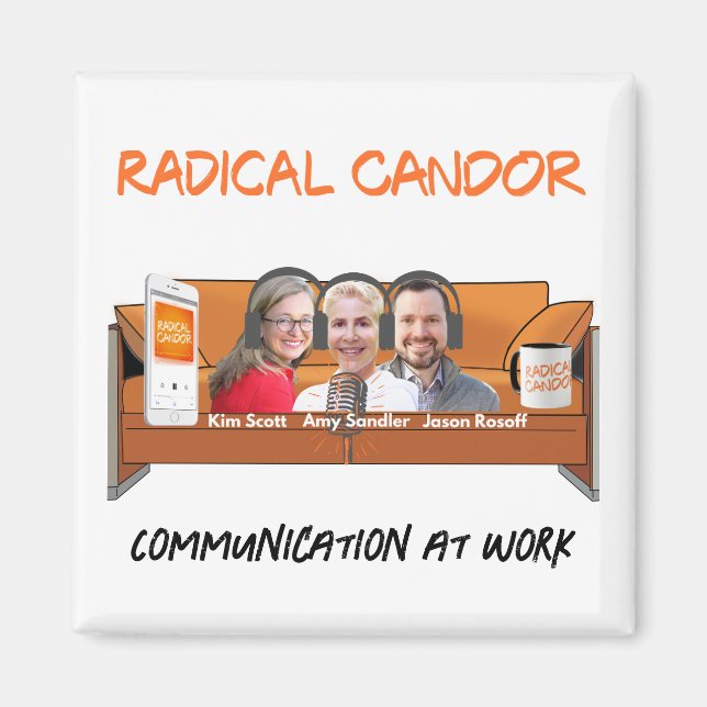 Radikale Candor Podcast-Magnete Magnet (Vorne)