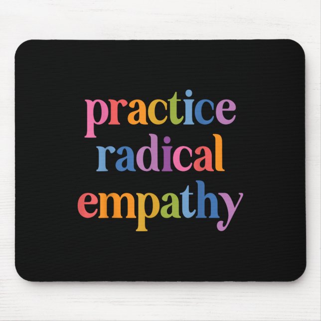 Radikale Empathie üben _1 Mousepad (Vorne)