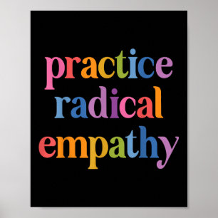 Radikale Empathie üben Poster