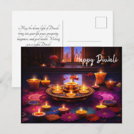 Radikale Festlichkeiten: Eine Diwali-Feier Postkarte