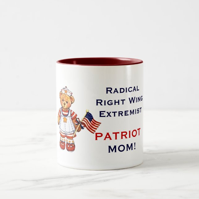 Radikale rechter zweifarbige tasse (Mittel)