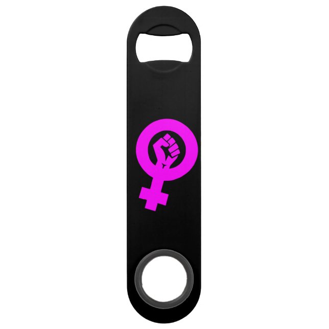 Radikaler Feminist Speed Flaschenöffner (Vorderseite)