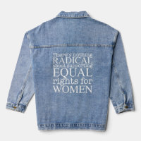 Radikaler Frauenartikel über Frauenrechte Feminist