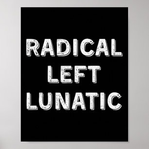 Radikaler linker verrückter Anti-Trump-lustiger De Poster