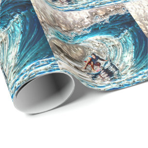 Radikaler Surfer 1A Geschenkpapier