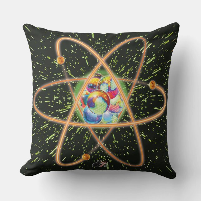 Radikales Atomsprengkissen Kissen (Vorderseite)