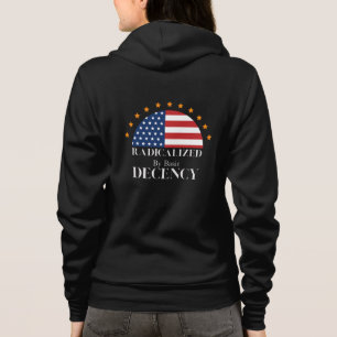 Radikalisiert durch Basic Decallé USA Flag Hoodie