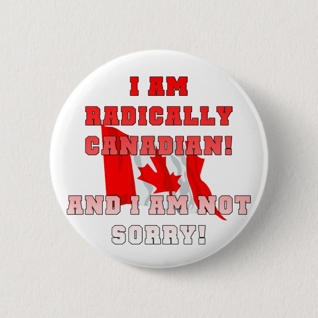 Radikalkanadin Button (Vorderseite)