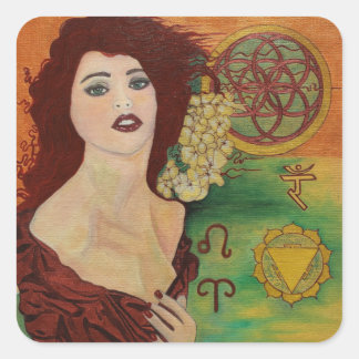 RadikalWill: Solar Plexus Chakra Goddess Sticker