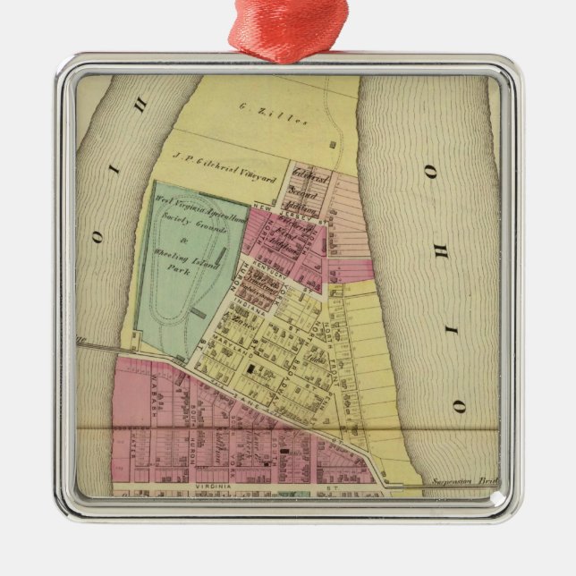 Radinsel Ornament Aus Metall (Vorne)