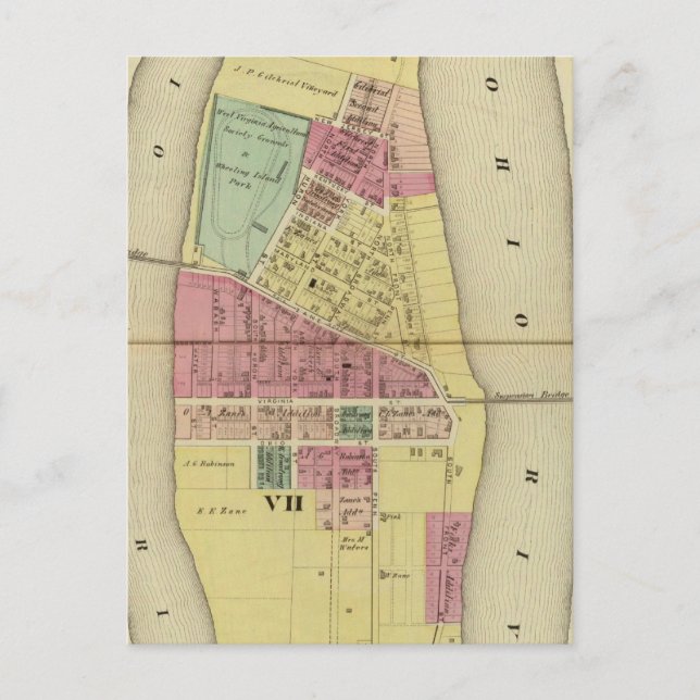 Radinsel Postkarte (Vorderseite)