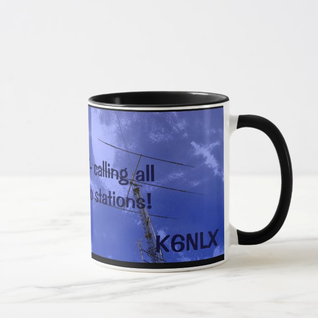 Radio amateur QST et Callsign Mug (Droite)