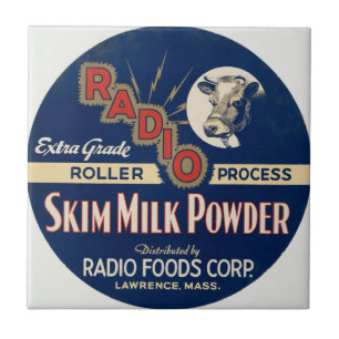 Radio Extra Grade Roller Process Skim Milk Pulver. Fliese