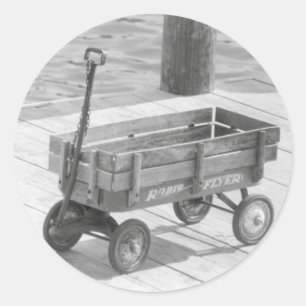 Radio Flyer Wagenheber Runder Aufkleber