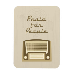 Radio für Leute Magnet